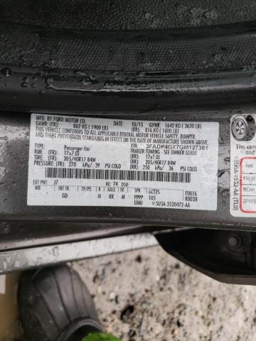 2016 FORD FIESTA ST 3FADP4GX7GM127381