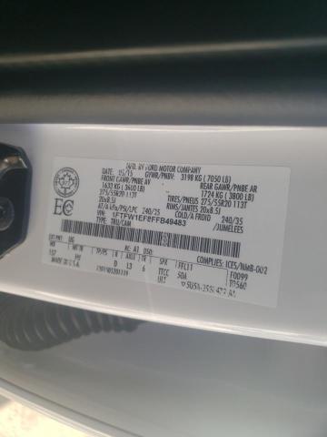 2015 FORD F150 4WD 1FTFW1EF8FFB49483