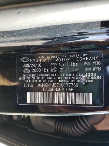 2017 HYUNDAI G80 KMHGN4JE7HU177789