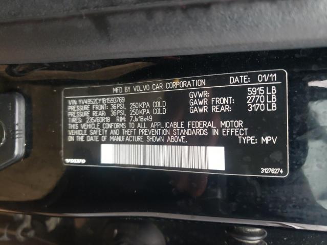 2011 VOLVO UK YV4952CY1B1593769