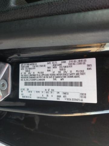 2015 LINCOLN MKC 5LMCJ1A99FUJ46436
