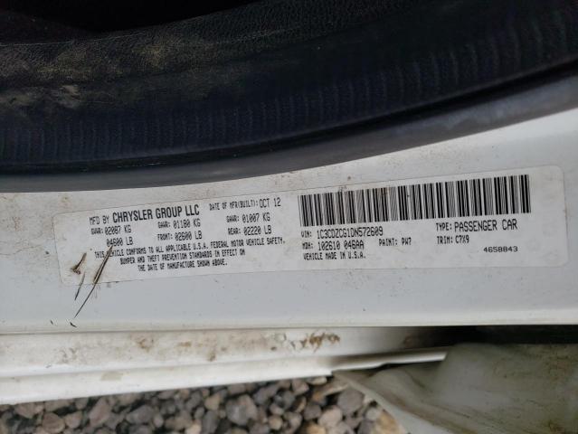 2013 DODGE AVENGER SX 1C3CDZCG1DN572609