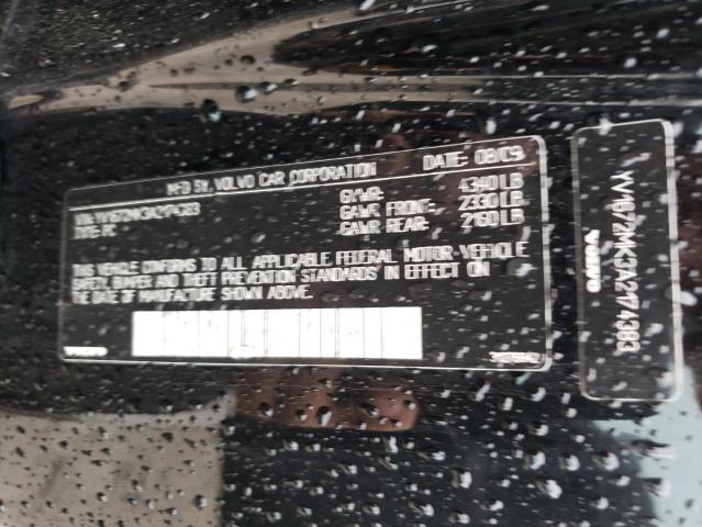 2010 VOLVO C30 T5 YV1672MK3A2174383