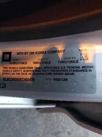 2014 CHEVROLET SPARK KL8CD6S93EC493476
