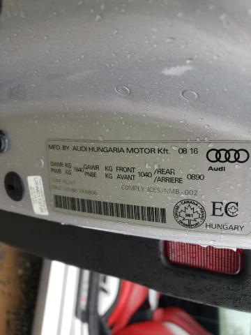 2017 AUDI TTS TRUC1AFV8H1006806