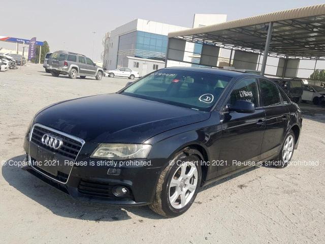 VIN: WAUACC8K5AN068766 Auction: COPART UAE Lot: 63960471 Location: DUBAI INDUSTRIAL CITY - DUBAI WAUACC8K5AN068766 AUDI A4 2010 BLACK Photo 2