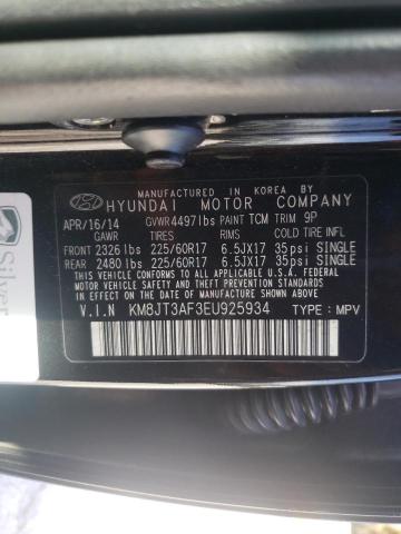 KM8JT3AF3EU925934 Hyundai Tucson Gls 2014. Фото: 9