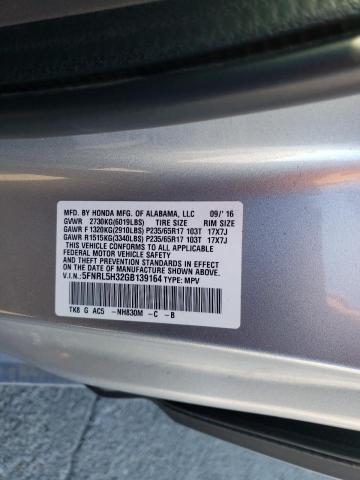 2016 HONDA ODYSSEY SE 5FNRL5H32GB139164