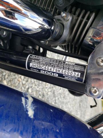2009 HONDA VT750 C JH2RC50479K500034