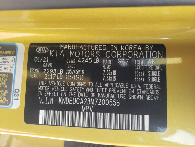 2021 KIA SELTOS S KNDEUCA23M7200556