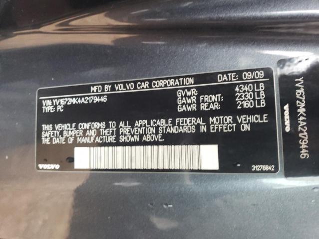2010 VOLVO C30 T5 YV1672MK4A2179446
