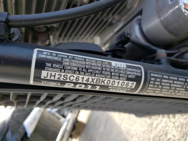 2011 HONDA VT1300 CX JH2SC614XBK001062