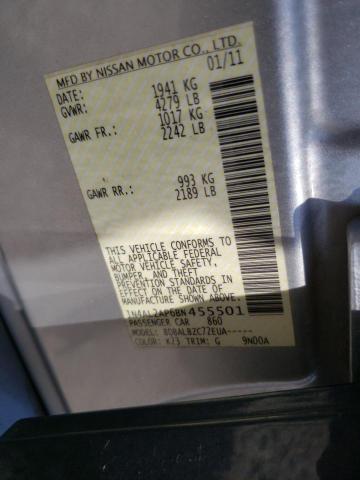 2011 NISSAN ALTIMA S M 1N4AL2AP6BN455501