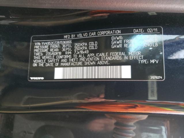 2011 VOLVO XC90 3.2 YV4952CZ2B1596866