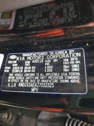 2018 KIA SOUL EV + KNDJX3AE4J7032325