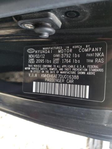 2013 HYUNDAI ELANTRA CO KMHDH6AE7DU016388