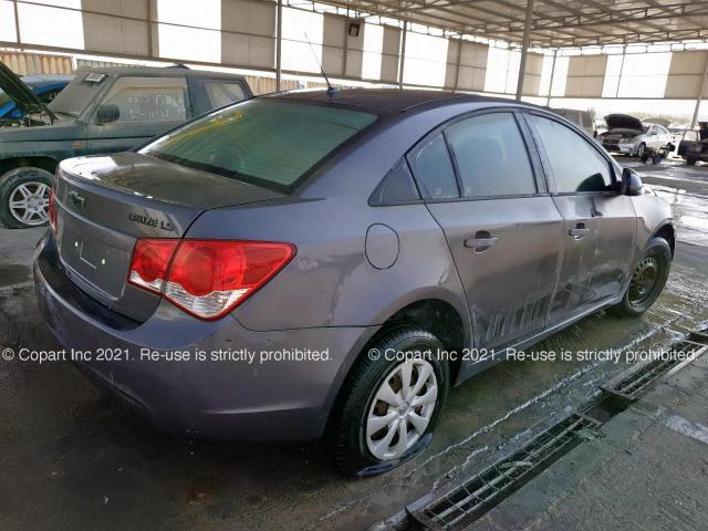 VIN: KL1PJ5C5XCK619673 Auction: COPART UAE Lot: 63959631 Location: DUBAI INDUSTRIAL CITY - DUBAI KL1PJ5C5XCK619673 CHEVROLET CRUZE 2012 GRAY Photo 4
