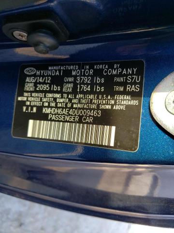 2013 HYUNDAI ELANTRA CO KMHDH6AE4DU009463