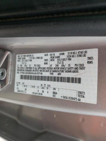 2017 FORD 1110 1FMCU0G92HUA15718