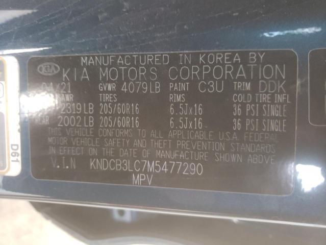 2021 KIA NIRO LX KNDCB3LC7M5477290
