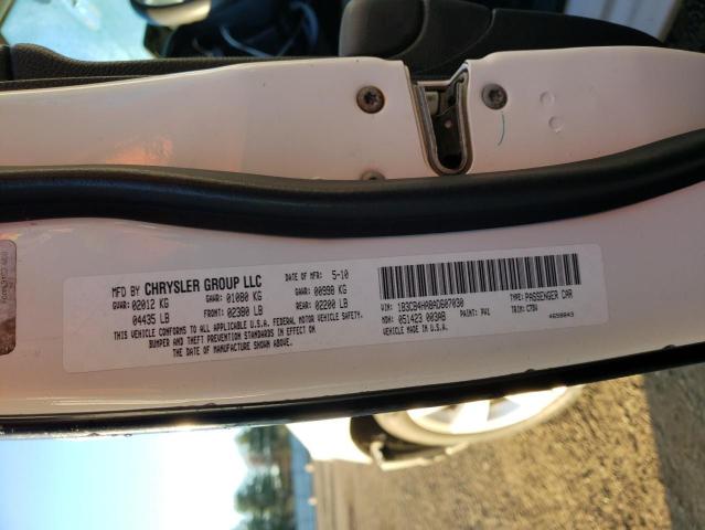 2010 DODGE CALIBER SX 1B3CB4HA8AD607030