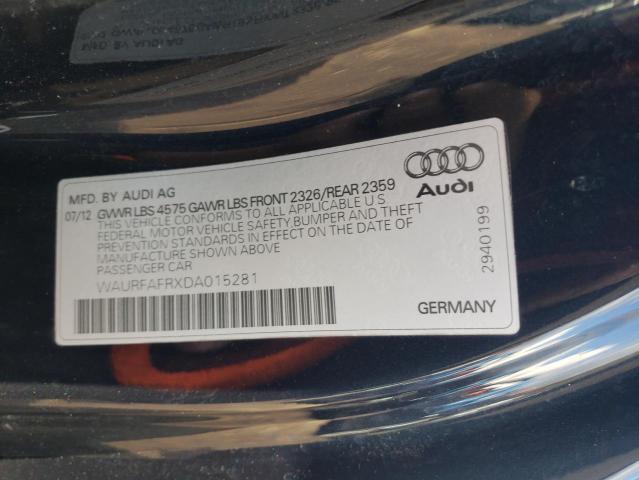 2013 AUDI A5 WAURFAFRXDA015281