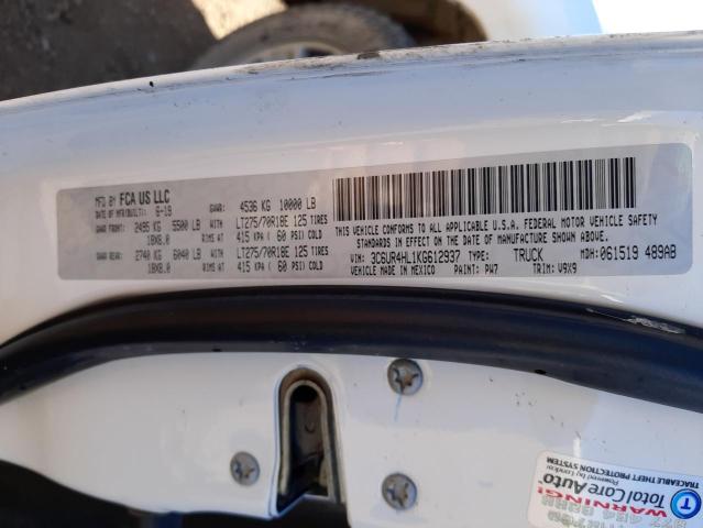 2019 RAM 2500 TRADE 3C6UR4HL1KG612937