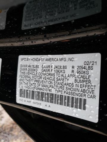 2021 HONDA 125S 1HGCV2F99MA010740