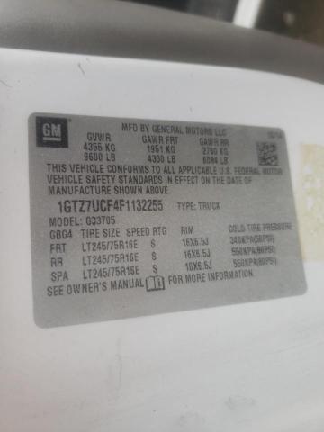2015 GMC SAVANA3500 1GTZ7UCF4F1132255