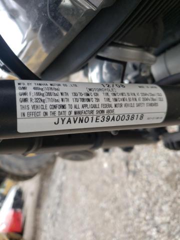 2009 YAMAHA XVS950 A JYAVN01E39A003818