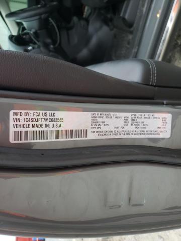 2021 DODGE DURANGO PU 1C4SDJFT7MC683565