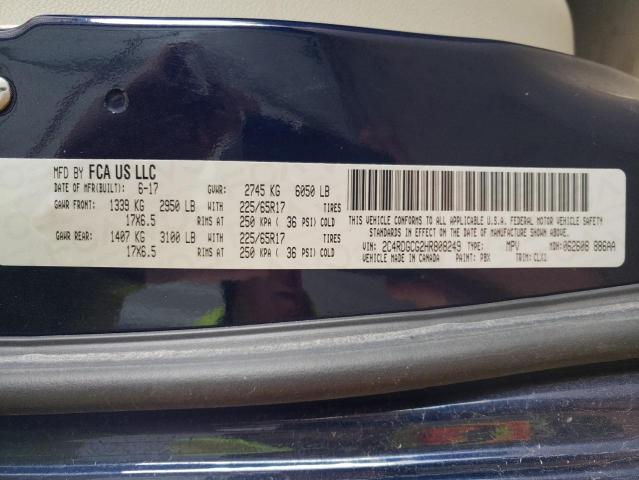 2C4RDGCG2HR808249 Dodge Grand Cara 2017. Фото: 9