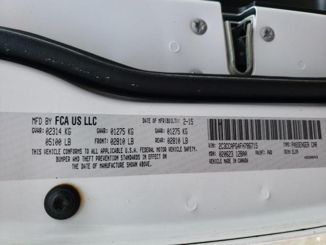 2015 CHRYSLER 300C PLATI 2C3CCAPG4FH786715