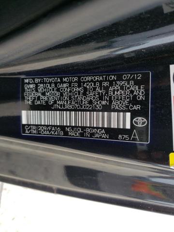 2013 TOYOTA SCION IQ JTNJJXB07DJ022130
