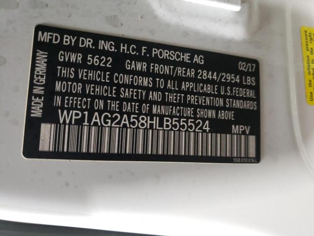2017 PORSCHE MACAN GTS WP1AG2A58HLB55524