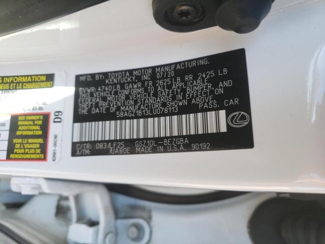 2020 LEXUS ES 350 F-S 58AGZ1B13LU078113