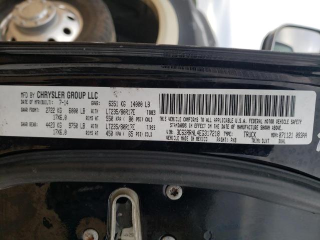 2014 RAM 3500 LONGH 3C63RRNL4EG317218