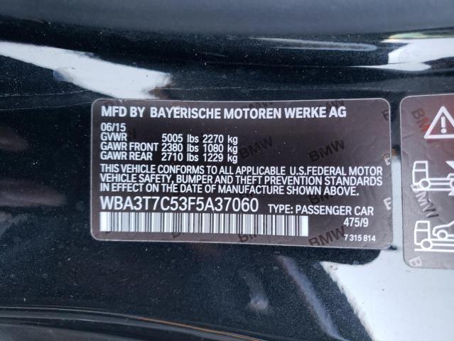 2015 BMW 435 XI WBA3T7C53F5A37060