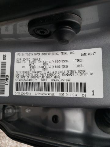 2017 TOYOTA TACOMA PU 5TFAX5GN6HX085377