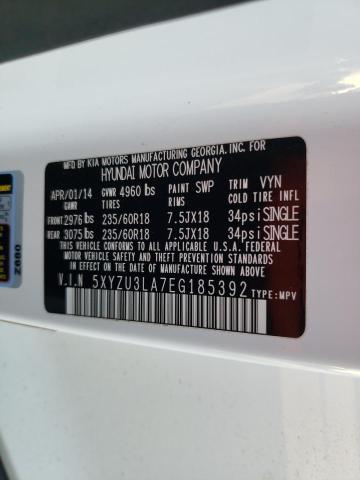 2014 HYUNDAI SANTA FE 5XYZU3LA7EG185392