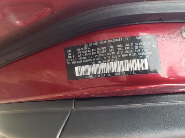 2010 SUBARU TRIBECA LI 4S4WX9HD0A4402527
