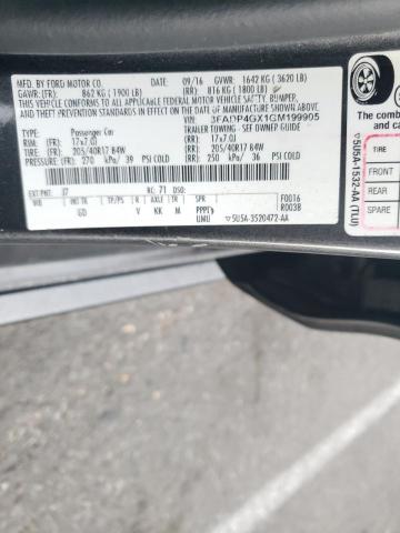 2016 FORD FIESTA ST 3FADP4GX1GM199905