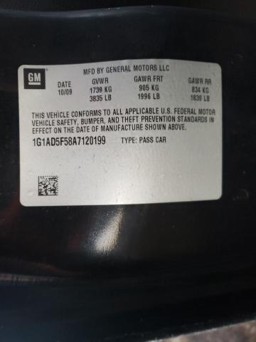 2010 CHEVROLET COBALT 1LT 1G1AD5F58A7120199