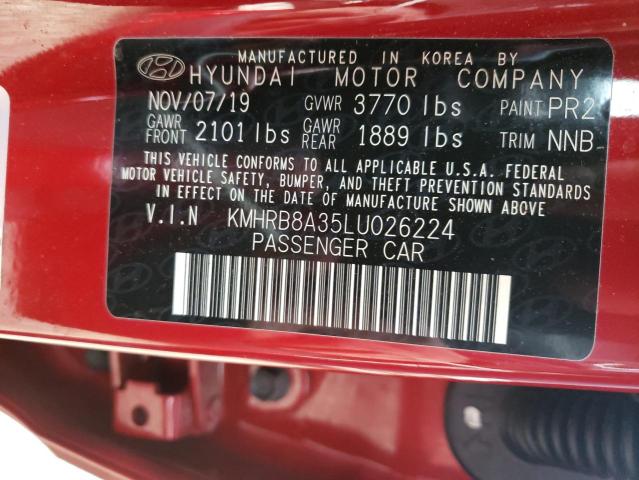 2020 HYUNDAI VENUE SE KMHRB8A35LU026224