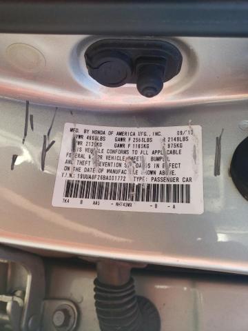 2011 ACURA TL 19UUA8F26BA001772