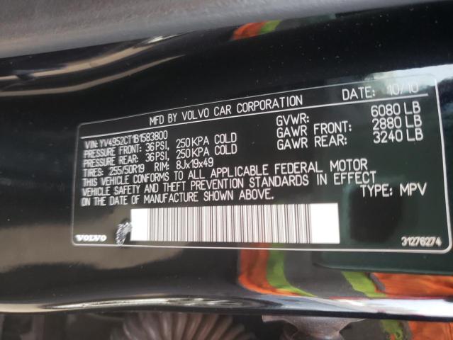 2011 VOLVO XC90 R DES YV4952CT1B1583800