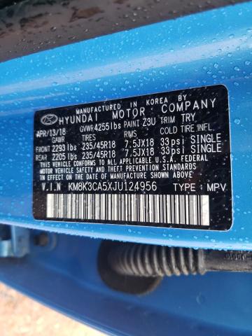 2018 HYUNDAI KONA LIMIT KM8K3CA5XJU124956