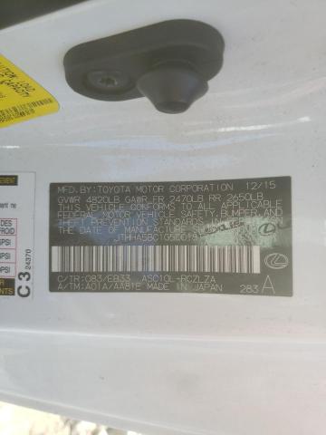 2016 LEXUS RC 200T JTHHA5BC1G5001819