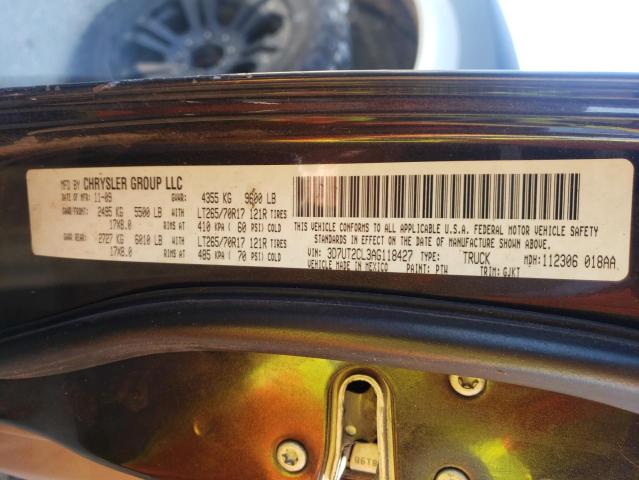 2010 DODGE RAM 2500 3D7UT2CL3AG118427