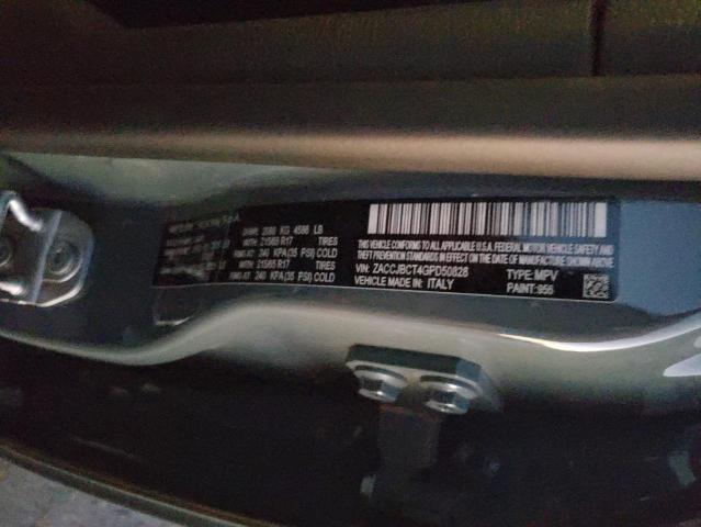 2016 JEEP RENEGADE T ZACCJBCT4GPD50828
